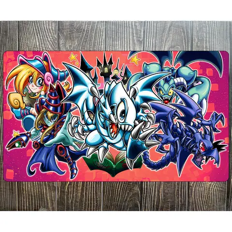 유희왕 다크 마술사 플레이매트 게임 카드 패드 YGO 애니메이션 소녀 매트 유희왕 TCG OCG Mat-283