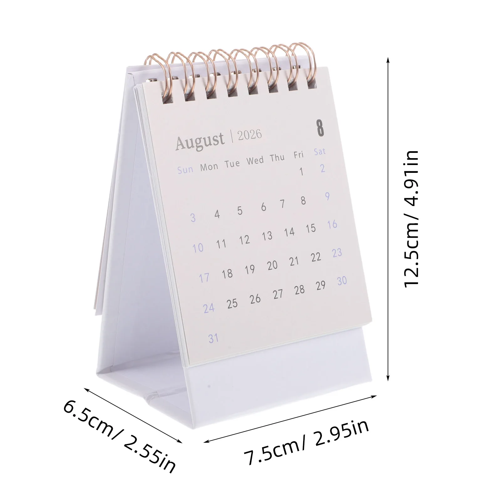 Mini Desk Calendar 2026 Standing Flip Small Tabletop Desktop Calendar Monthly Planner Office Supplies 2026 Desk Calendars