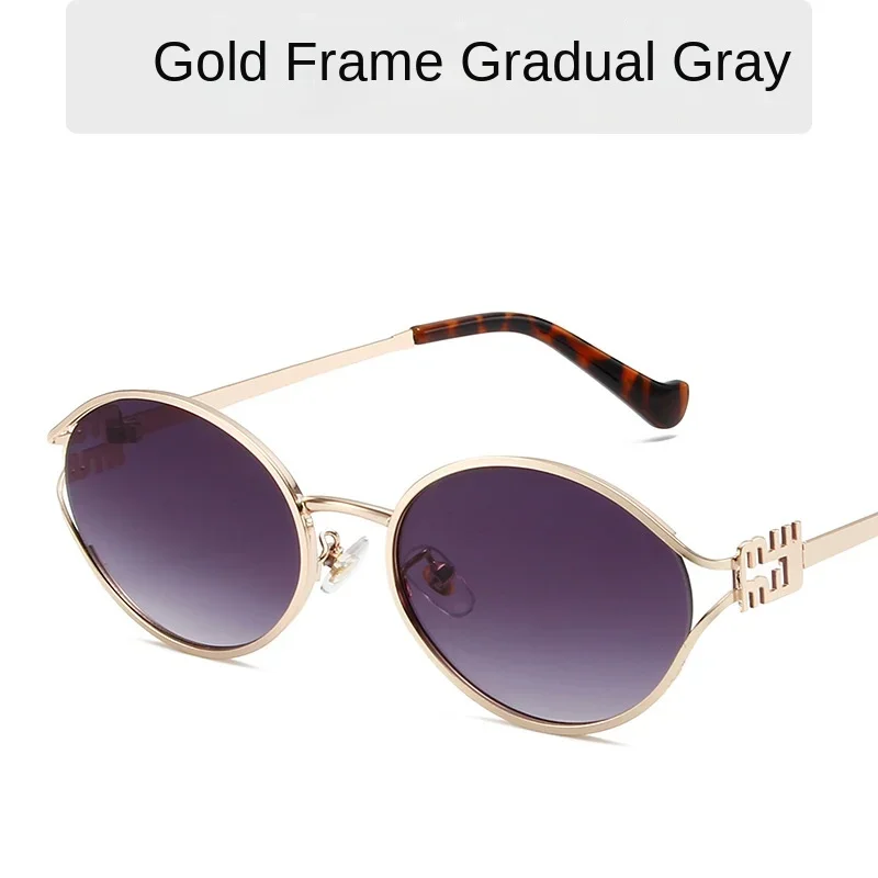 Fashion Small Sunglasses Brand Designer Metal Woman Prescription Optical Frame Eyeglasses UV Protection Man Shades Sale