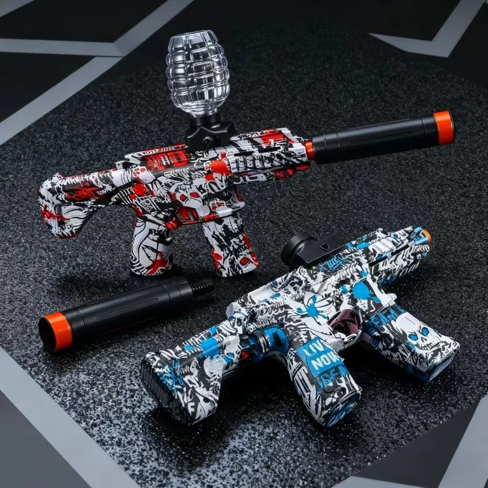 Elektryczny pistolet na kulki wodne do zabawy na zewnątrz, automatyczny, strzelający ciągle, pistolet airsoftowy, broń do rozpryskiwania, pistolety zabawkowe CS dla dorosłych i dzieci.