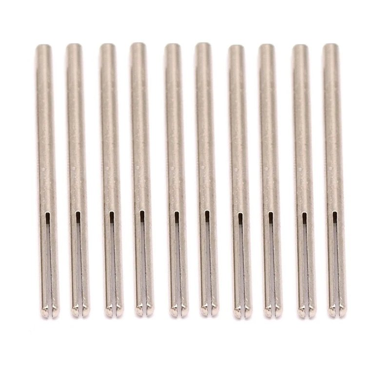 10/12 Pcs 2.35/3mm Shank Sandpaper Clamp Split Mandrel Convenient Split Mandrel Tapered Sandpaper Holder for Rotary Tool