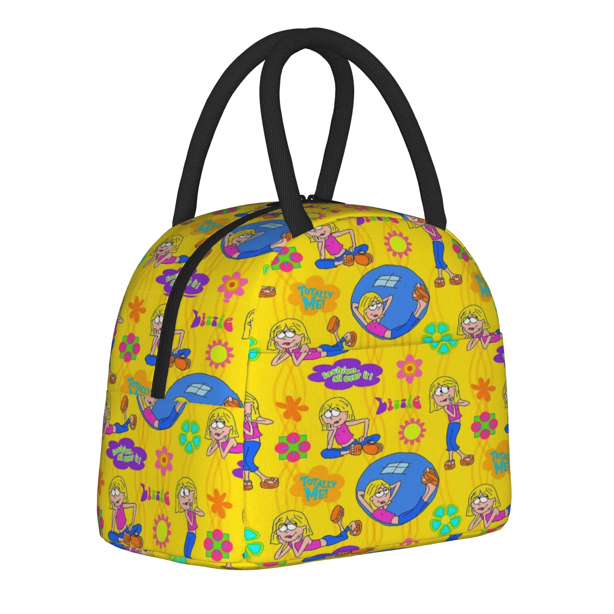 

Lizzie McGuire Insulated Lunch Bag Portable Meal Container Thermal Bag Tote Lunch Box Office Outdoor Food Storage Bags
