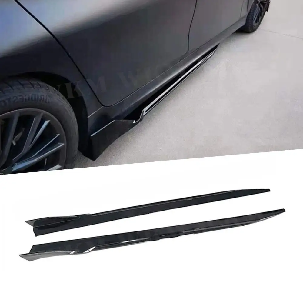 

Carbon Fiber Side Skirts Extension Splitters Lip Wing for BMW 4 Series G22 G23 G26 2021+ ABS Accessories Side Skirts