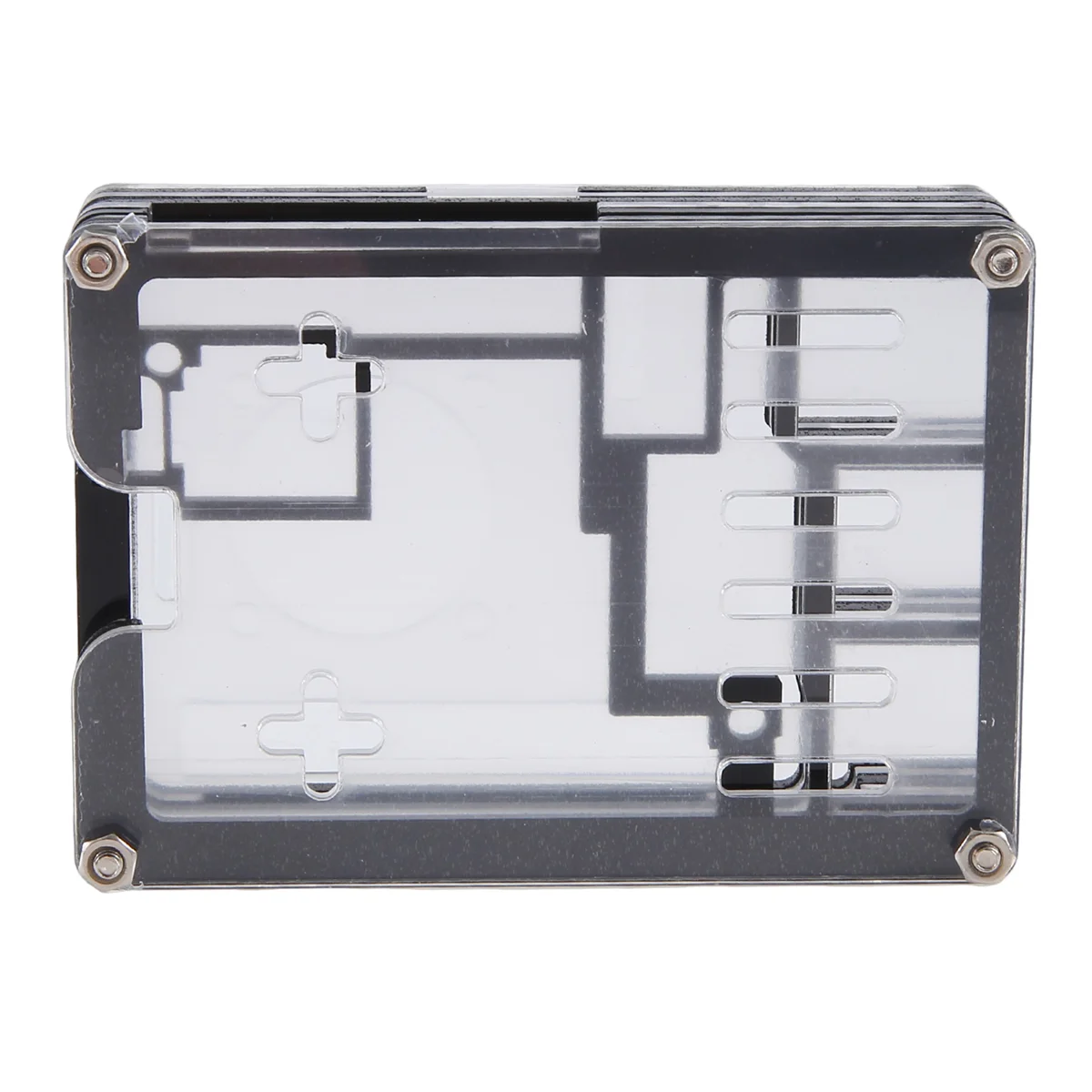 AT87-para Raspberry Pi 5 carcasa acrílica con ventilador de refrigeración oficial Raspberry Pi 5 cierre de 9 capas para Raspberry Pi 5