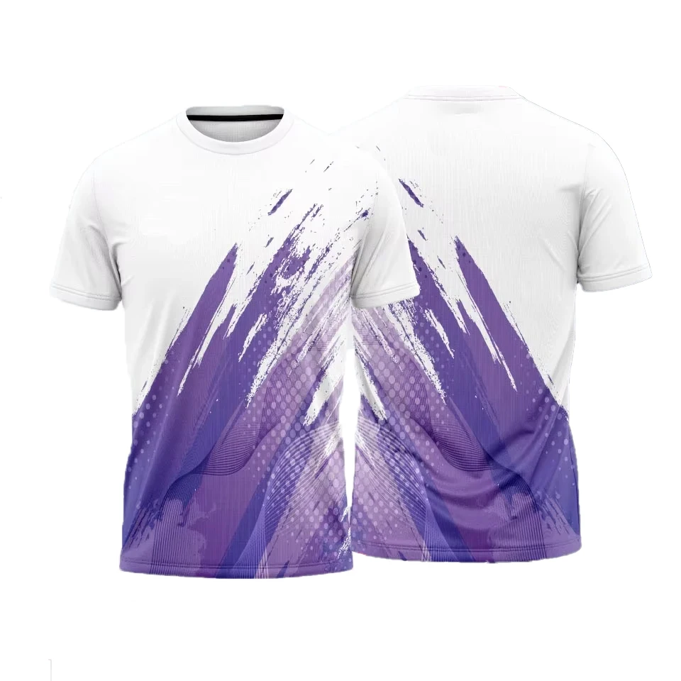 

Новая летняя повседневная модная спортивная футболка мужская для бадминтона спортивный бег с принтом спортивная футболка с круглым вырезом и короткими рукавами