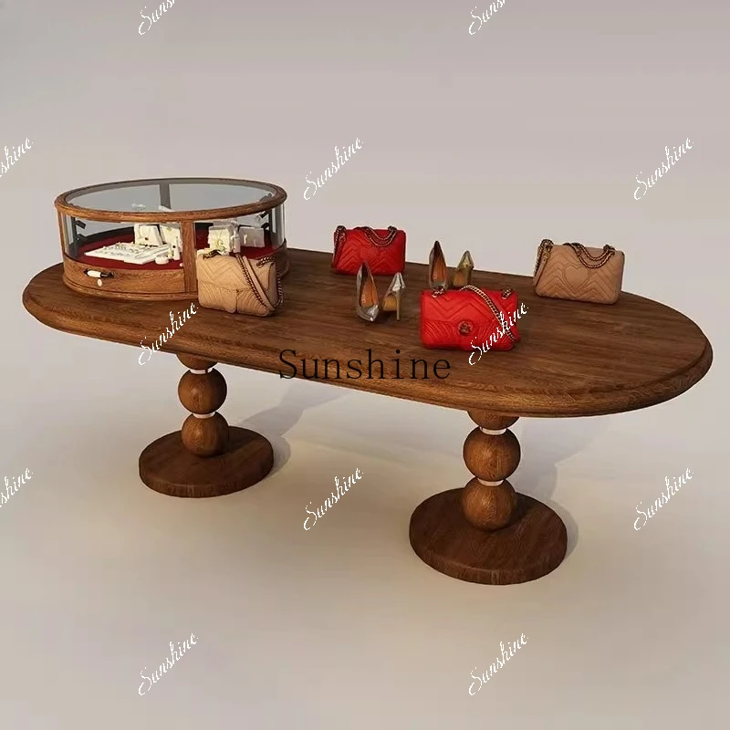 Sample Glass Table Display Cabinet Museum Antique Jewelry Store Clothing Nakajima Customization  FT