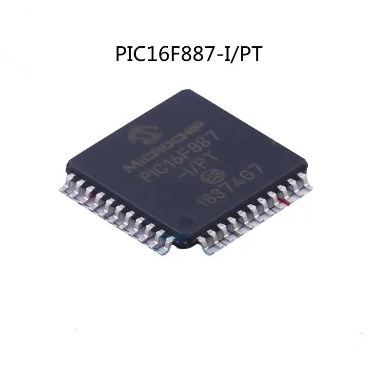 100% New Original PIC16F887-I/PT PIC16F887 QFP-44 IC MCU 8BIT 14KB FLASH