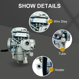 Motorradkarburetor für CBF, CB, GL, Hentan, Titan, CBF125, CBF150, CBF180, CB150, GL150, 25 mm, 27 mm, 29 mm 10 Hauptverkauf GSR Vergaser 125 - №4