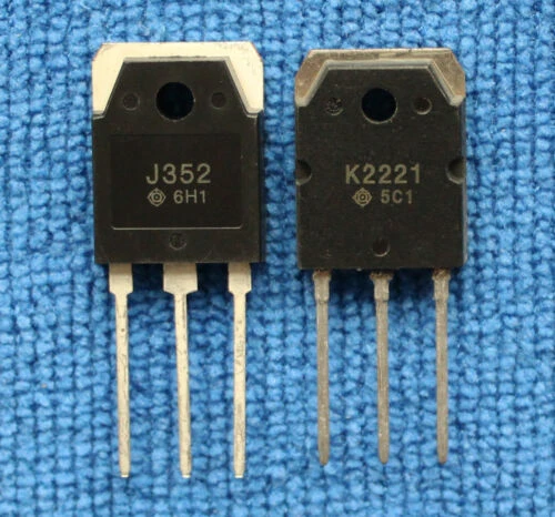 1pairs  2SK2221 2SJ352 8A/200V TO-3P