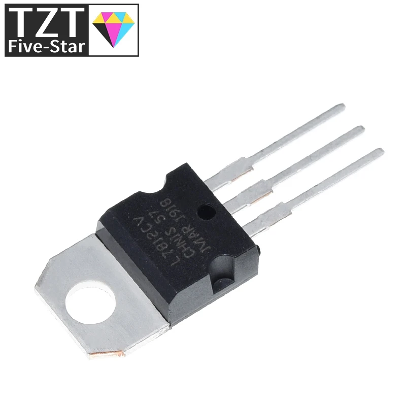 TZT 10pcs  L7812CV L7812 KA7812 MC7812 Voltage Regulator 12V 1.5A TO-220 new original