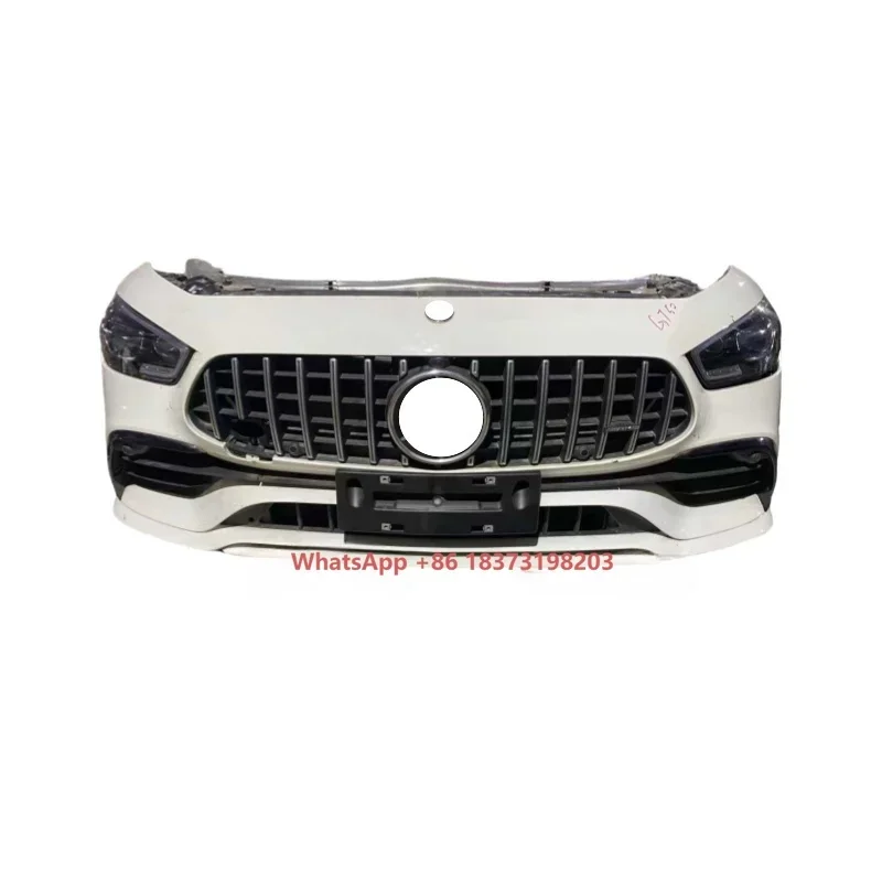 

Б/у комплект корпуса решетки радиатора AMG, передний бампер для Mercedes GT X290 GT50 GT53 GT63S GT43 с противотуманными фарами из АБС-пластика