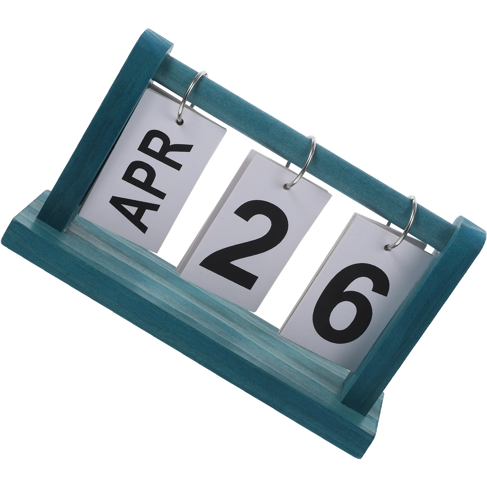 

Retro Calendar Ornaments Desktop Reusable Yearly Flip Perpetual Cute Paper Living Room Decoration Office for
