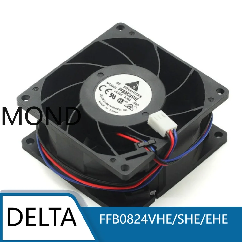 Brand New Delta FFB0824VHE/SHE/EHE 2-wire 3-wire Radiator Fan 24V