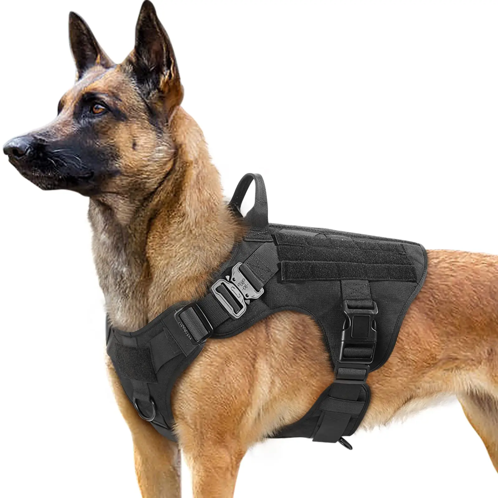 Tactical Dog Harness Military German Shepherd Pet Training Vest Dog Harness And Leash Set For Small Medium Big Dogs Walking