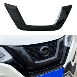 Front Grille Trim Molding Outer Decor Frame Strip U Center Grid Replacement Fit For Nissan X-Trail XTrail T32/Rogue 2017-2020