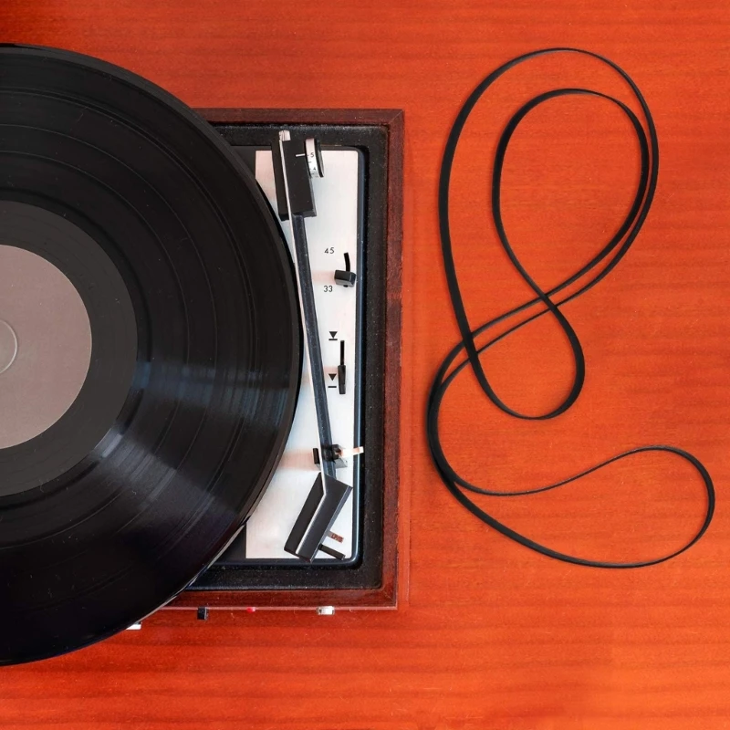 ไดรฟ์ยางสายรัดเครื่องเล่นเข็มขัด Phonograph Repair Part แผ่นเสียงเข็มขัด Dropshipping