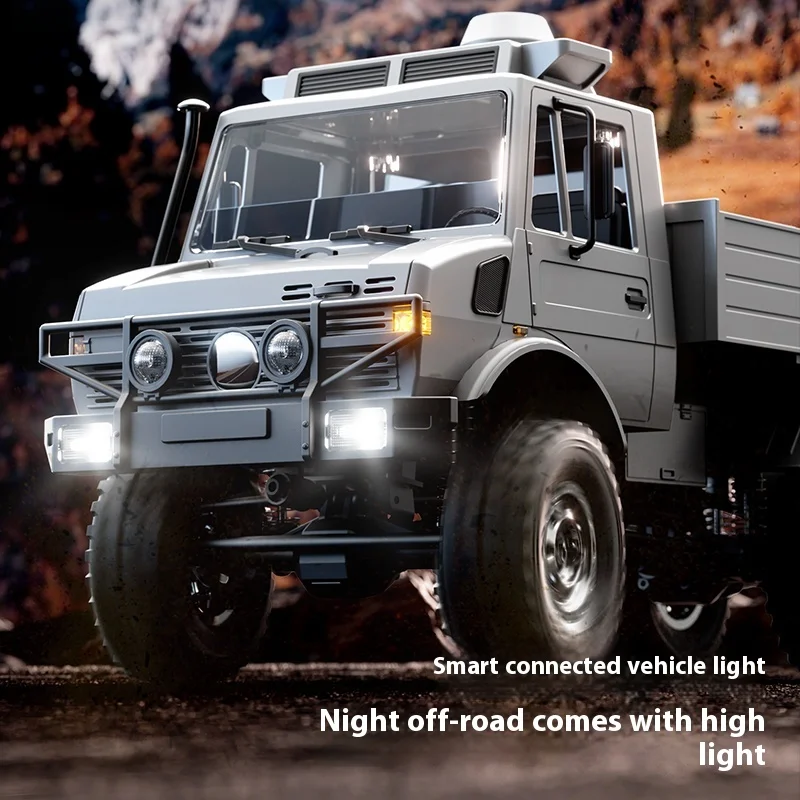 JJRC C8823 Unimog Pełnowymiarowy Samochód Zdalnie Sterowany Zabawka - Sześciokołowy Napęd Terenowy Symulacja Wspinaczki Pojazd Prezent dla Dzieci w Wieku 14+