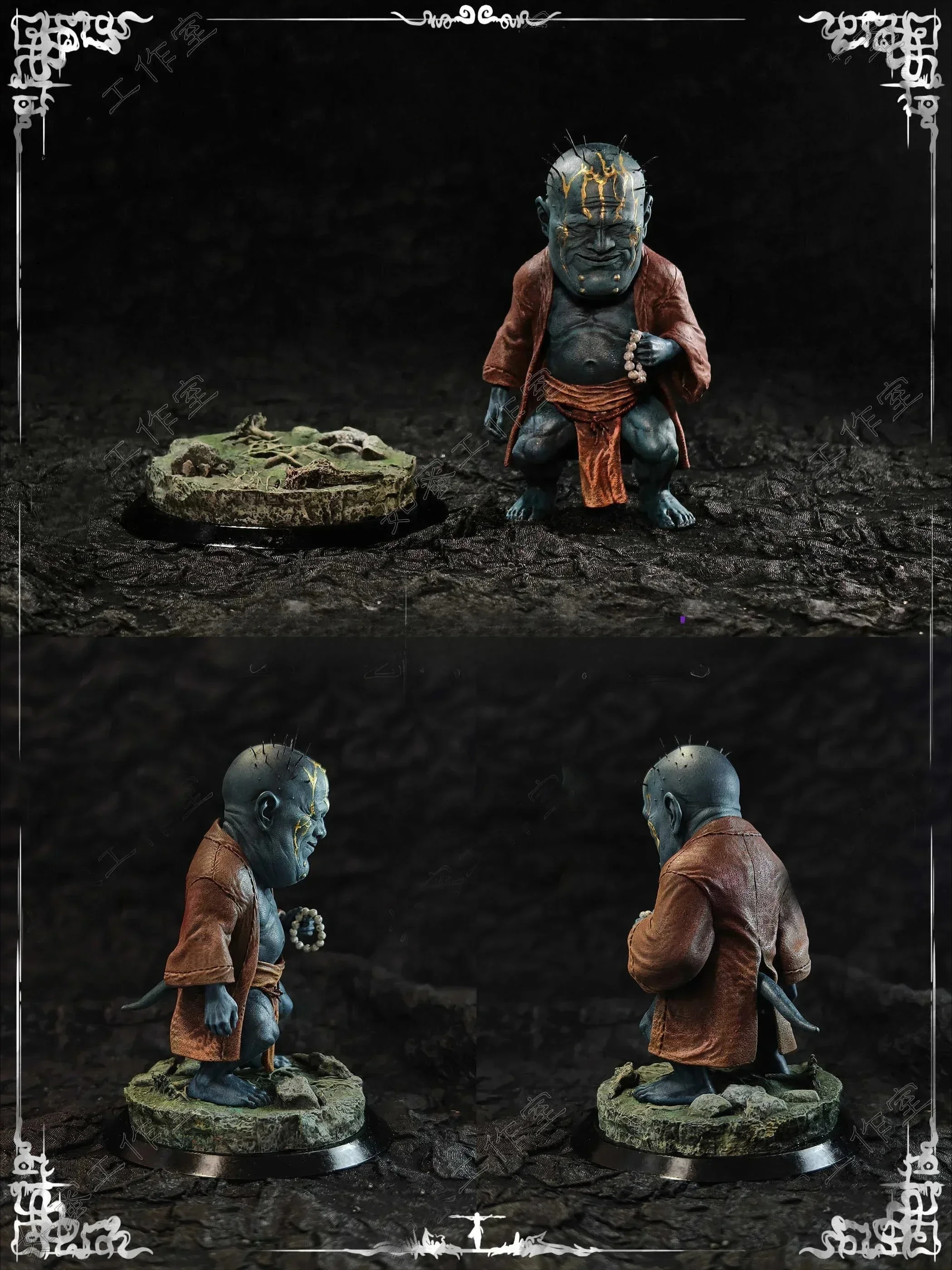 

Новинка в наличии, 12 см, кукла Black Myth Goku Wandering Corpse J فا Elder, экшн-фигурка, 3D-печать, статуя, Коллекционная модель, украшение