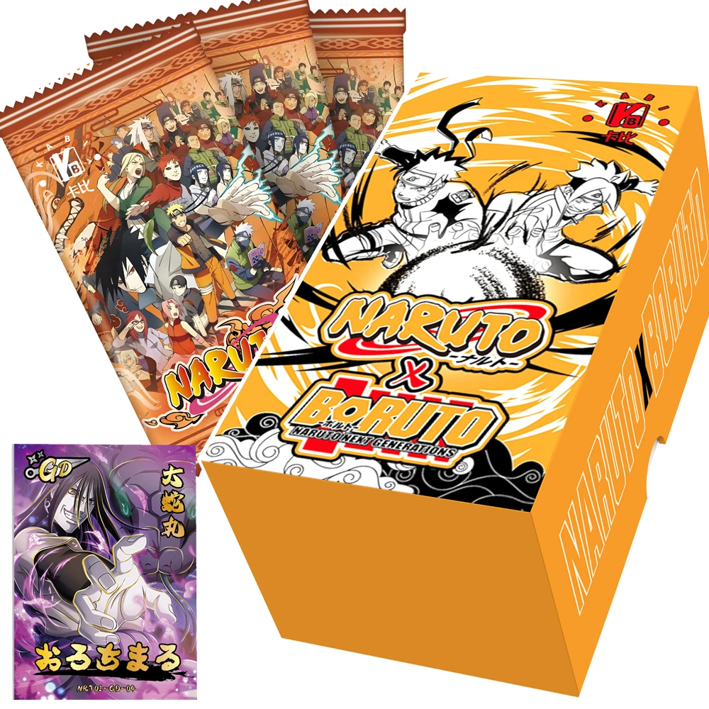 

Genuine NARUTO Collection Cards for Children Youth Comics Super Ninjutsu Hot Blooded Battle Cards Hobbies Boy Anniversary Gifts