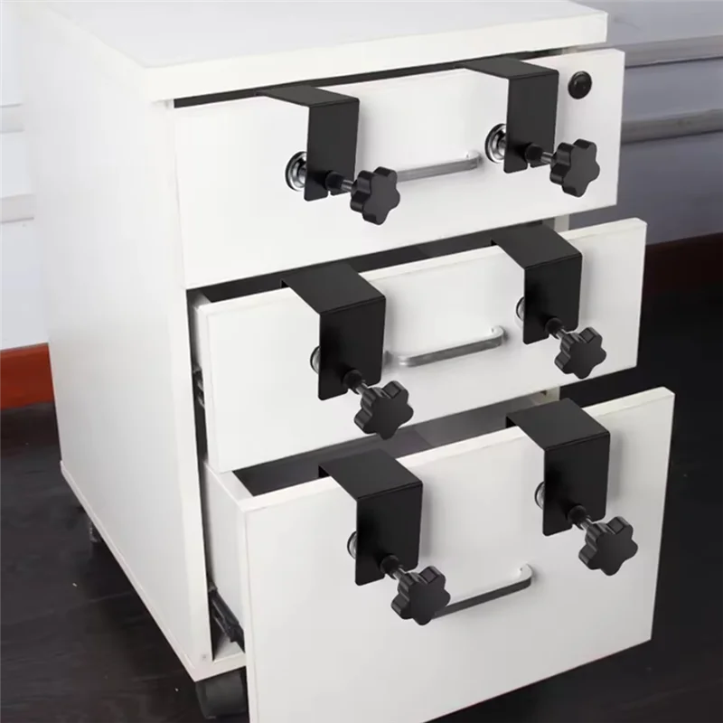 

SOFT-4Pcs Cabinet Installation Clamp Adjustable Stainless Steel Drawer Fixing Clip Woodworking Clamp Tool