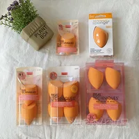RT Beauty Egg Makeup Sponge 3D Fluffy Brush for Wet & Dry Use (Orange)
