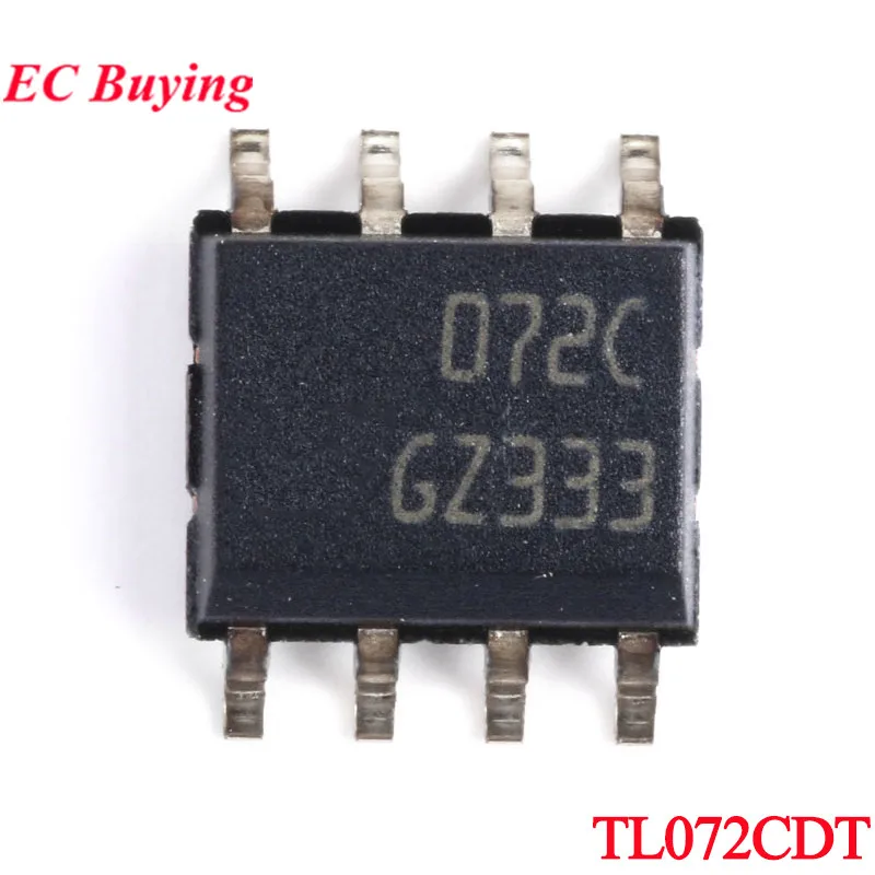 رقاقة مضخم إشارة مزدوجة ، SMD IC ، رقاقة مزدوجة ، TL082CDT ، 082C ، 072C ، tl2cdt ، TL072 ، TL082 ، 36V ، 4MHz ، 16V ، 10 V ، 5