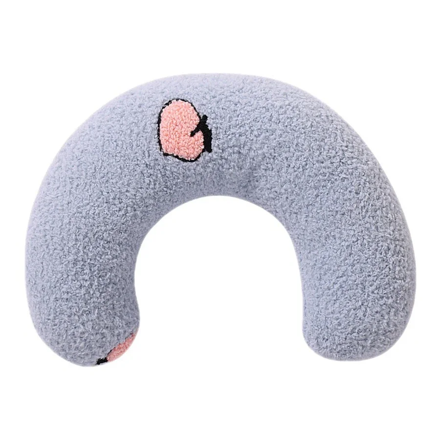 Cat specific U-shaped small pillow to protect cervical spine, deep sleep small cushion for cats, cat pillow to bite pet toys