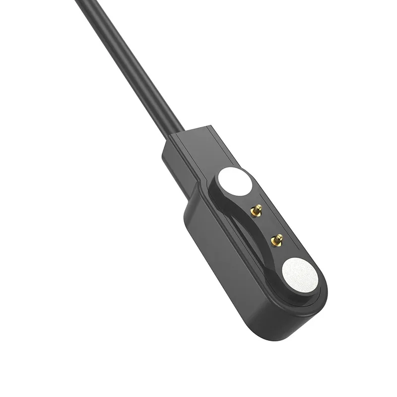 شاحن ساعة ذكية مغناطيسي حماية متعددة USB 2 Pin سلك شحن 1 متر سوار ذكي كابل شحن لـ Zeblaze Vibe 7 Pro