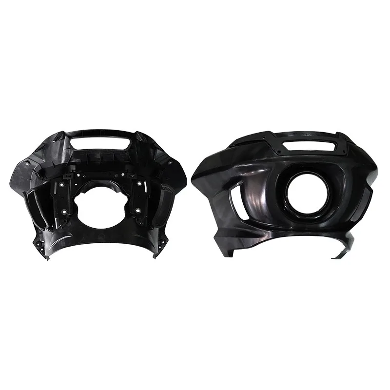 Motorcycle Modifications for Harley Lowe ST Hoods Lampshades 24 Matte Black