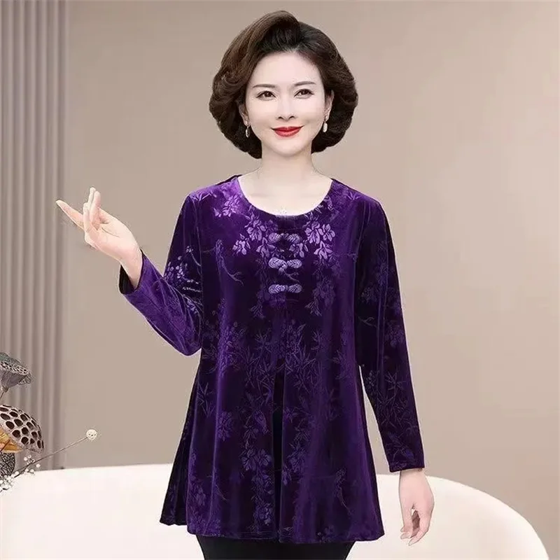 Primavera Autunno Donna Girocollo Top 2025 Moda donna Large Size 6XL Cappotto allentato Donna coreana Giacca a maniche lunghe tinta unita