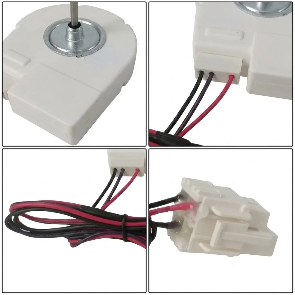 ESE5508WD Refrigerator Fan Motor DC Brushless Type - Energy Efficient Quiet Operation Stable Performance 8 5 5cm Metal