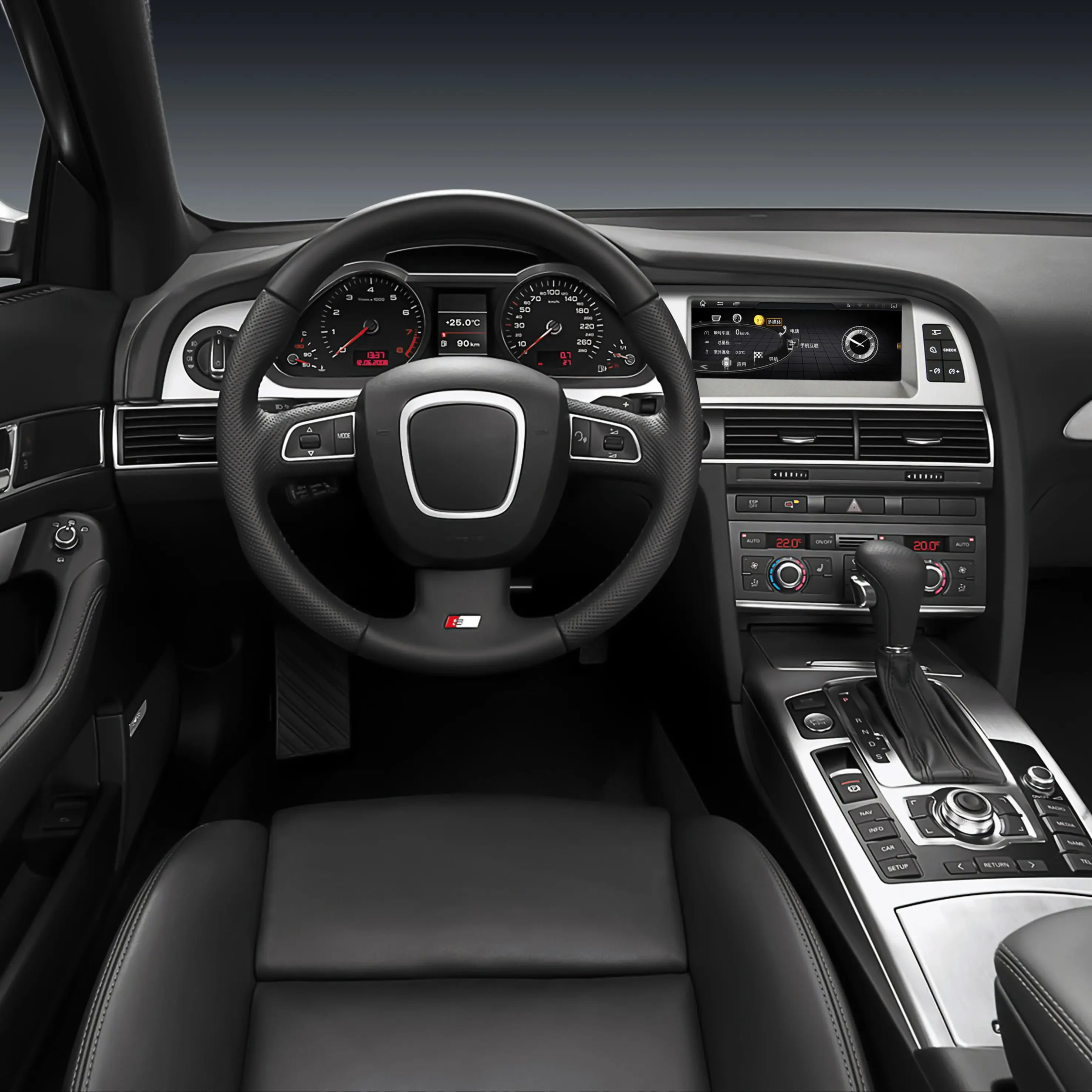 

8,8 "Android 13 авто радио GPS навигационный экран для Audi A6L 2010-2011 CarPlay стерео видео мультимедийный плеер головное устройство DSP