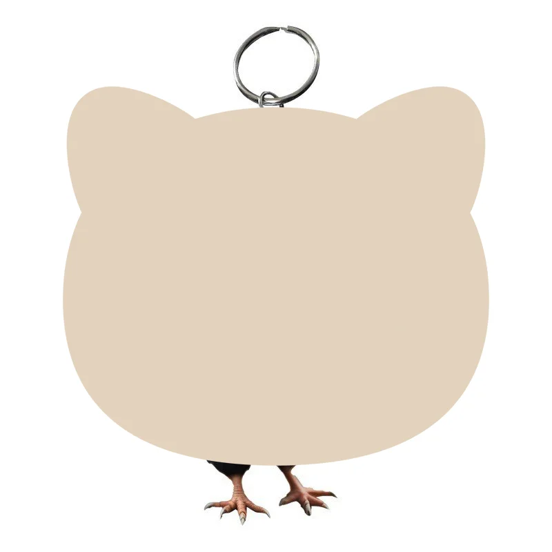Creative Animal Chicken Rooster Series Pendant Acrylic Keychain For Christmas Tree Decoration Car Key Ring Cock Key Holder