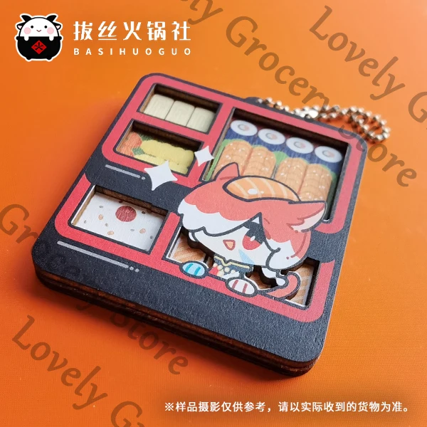 أنيمي ‌ جراها تيا ‌   تأثيري الكرتون سلسلة المفاتيح الخشبية ملحق القطعة الدعامة كيرينغ نموذج التميمة زخرفة Ambitus جمع هدية