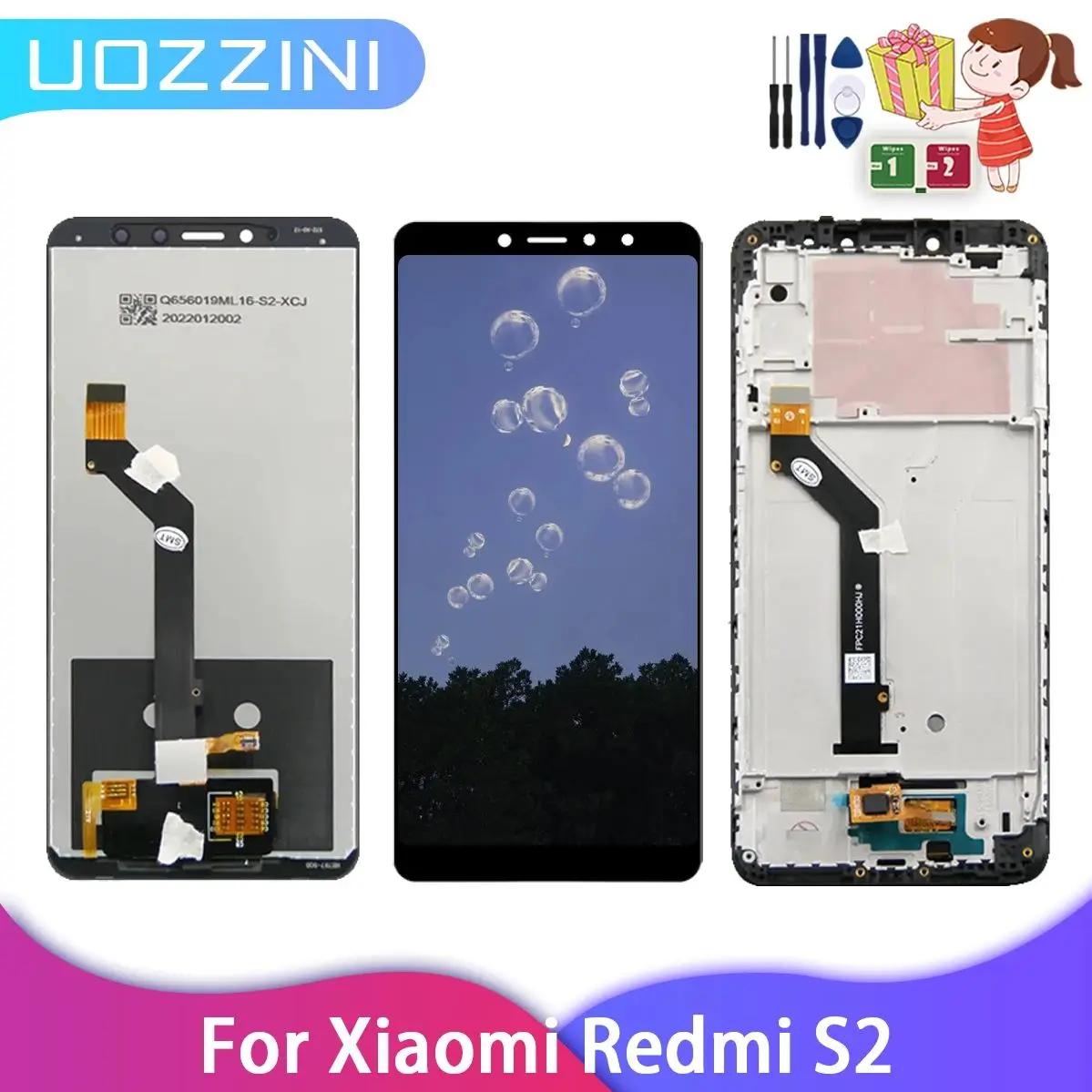 5.99\'\' For Xiaomi Redmi S2 LCD Display Touch Screen Digitizer Assembly Replacement Frame For Xiaomi Redmi S2 Tested