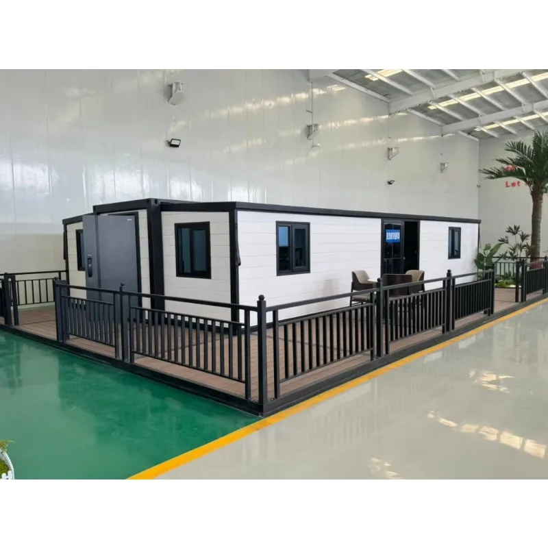 Customized Luxury Movable Modular Prefabricated Tiny Office Expandable Container House for Office Building Mall Use CE ISO