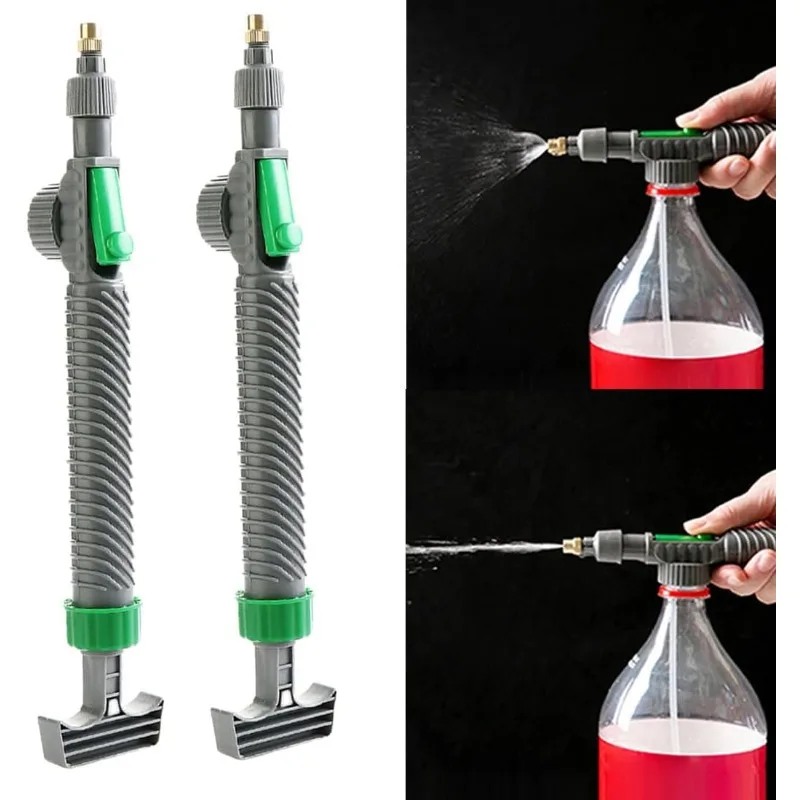 Manual High Pressure Air Pump Sprayer Adjustable Drink Bottle Spray Head Nozzle Garden Watering Tool Sprayer Agriculture Tools