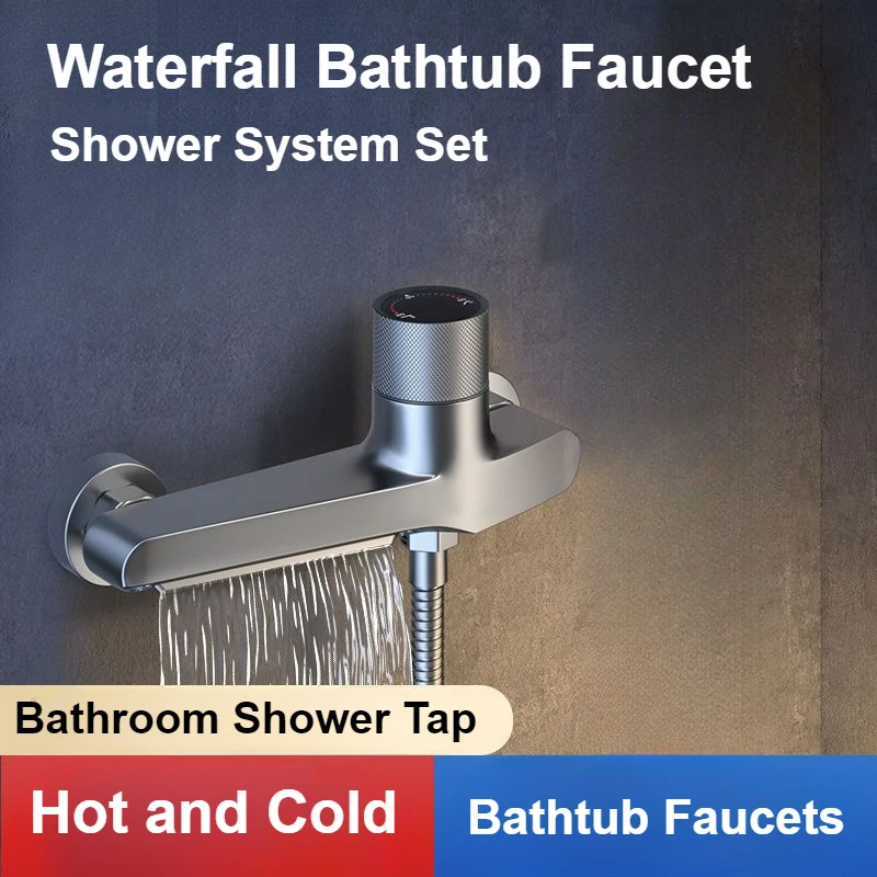 

Bathtub Faucets Multi-functional Hot and Cold Water Heater Mixing Valve Flower Sprinkler Faucet Bathroom Shower Tap