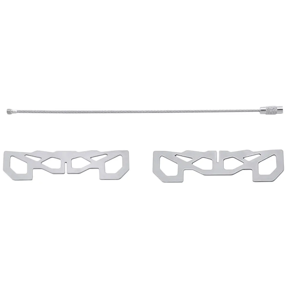 

Camping Stove St Outdoor Furnace End Holder Portable Grill Rack Compact Lightweight Storage Cooking Gear Stainless