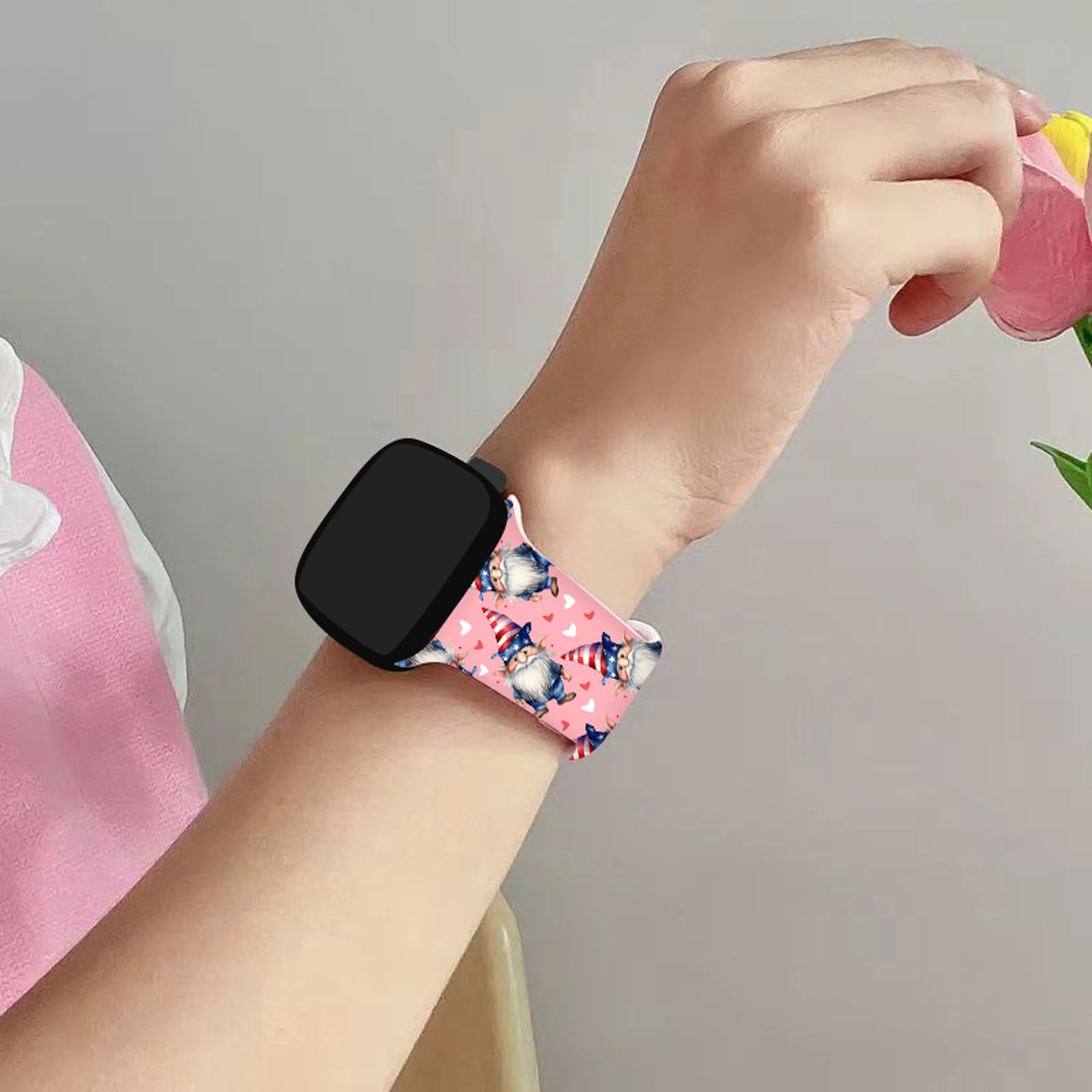 American Elf for Apple for Apple Watch 11 10 9 8 7 Silicone Band Replacable Bracelet for iWatch 46mm 42mm 41mm 40mm Watchband