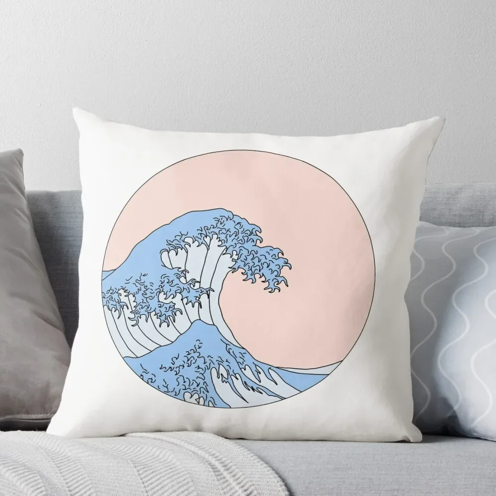 

aesthetic wave Throw Pillow Decorative Cushion Ornamental Pillow autumn decoration