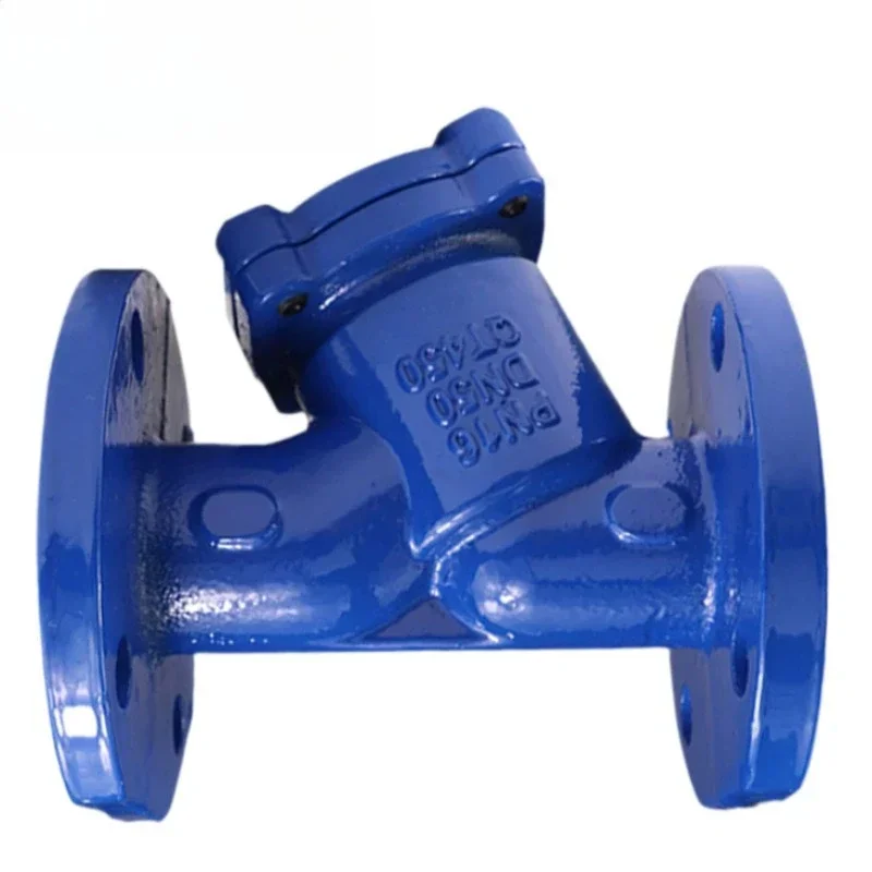 مرشح SY14C-16 شفة من الحديد الزهر Y-نوع صمام مياه الصرف الصحي DN50-DN600