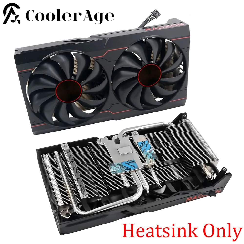 F​or Sapphire RX 6500 XT PULSE Video Card Heatsink 90MM FD9015U12S RX6500XT Graphics Card Replacement Fan