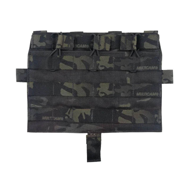 Tactical AVS Mag Pouch Removable Flap Molle Flat Triple Magazine Pouch Multicam M4 JPC2.0 CPC Vest Front Panel Bag