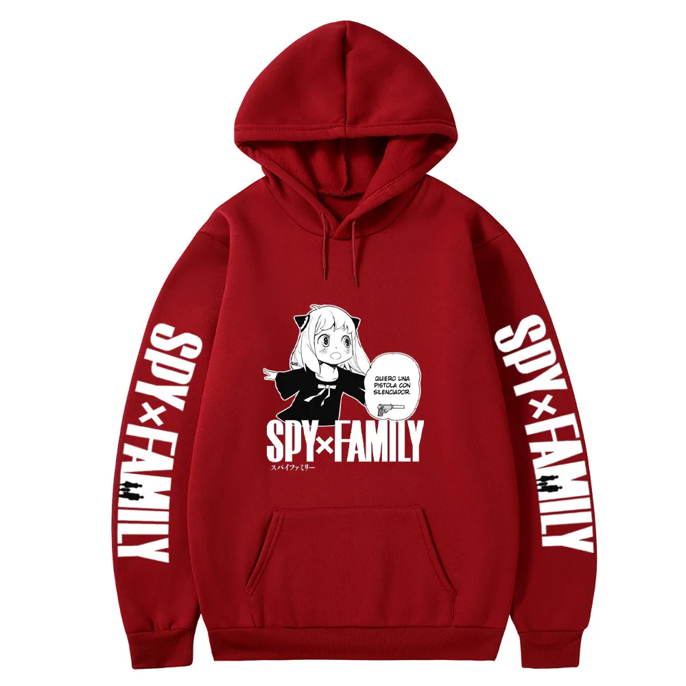 Spy X Family Anime Printed Hoodie Fashion Women's Urban Street Clothing Simple Creative Loose Youth Popular Leisure Sports