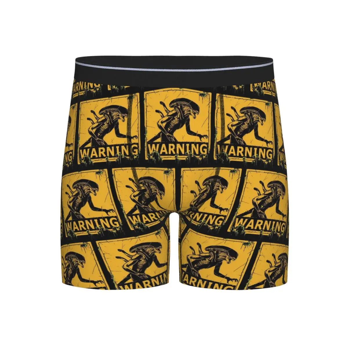 

Long Boxer Underpants Shorts Horror Face Hugger Facehugger Alien Xenomorph Panties Men Comfortable Underwear for Homme Man Gifts