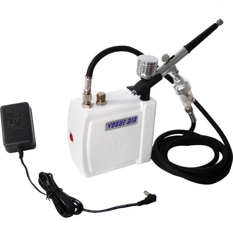 Air Pump Silent Mini Portable Airbrush Tool Tattoo Artwork Gundam Spray Paint Model Coloring Air Pump With Spray Gun