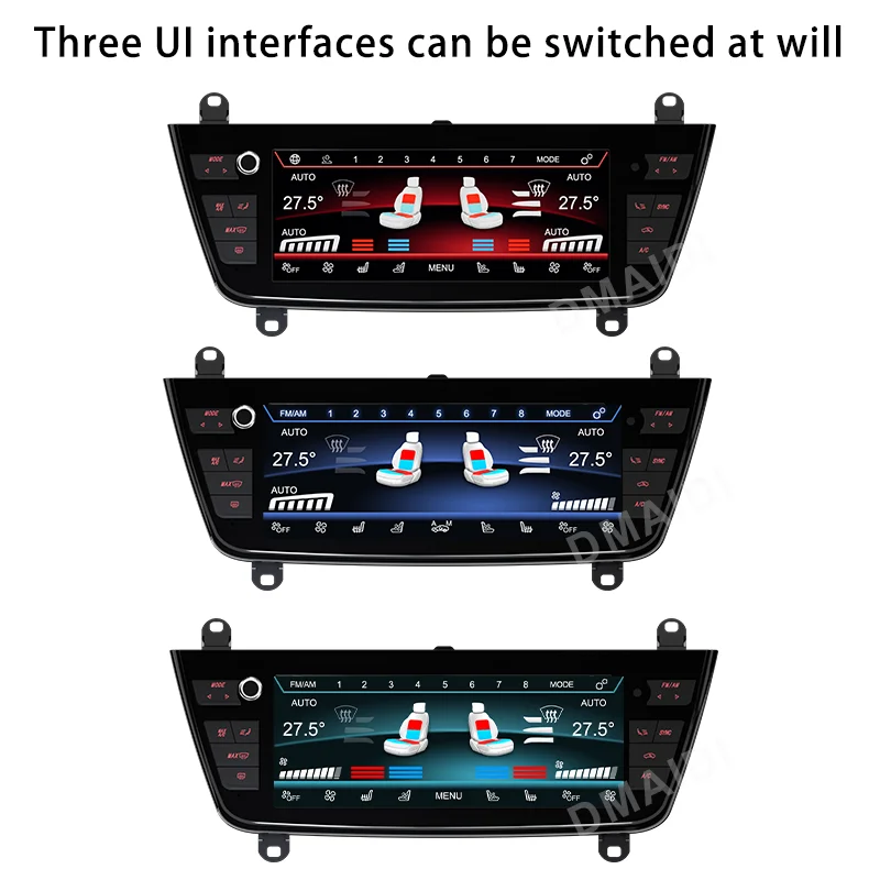 LCD Air Conditioning Screen For BMW 4 Series F32 F33 F36 M3 F80 M4 F82 F83 2013-2019 Voice AC Panel Display Touch Control