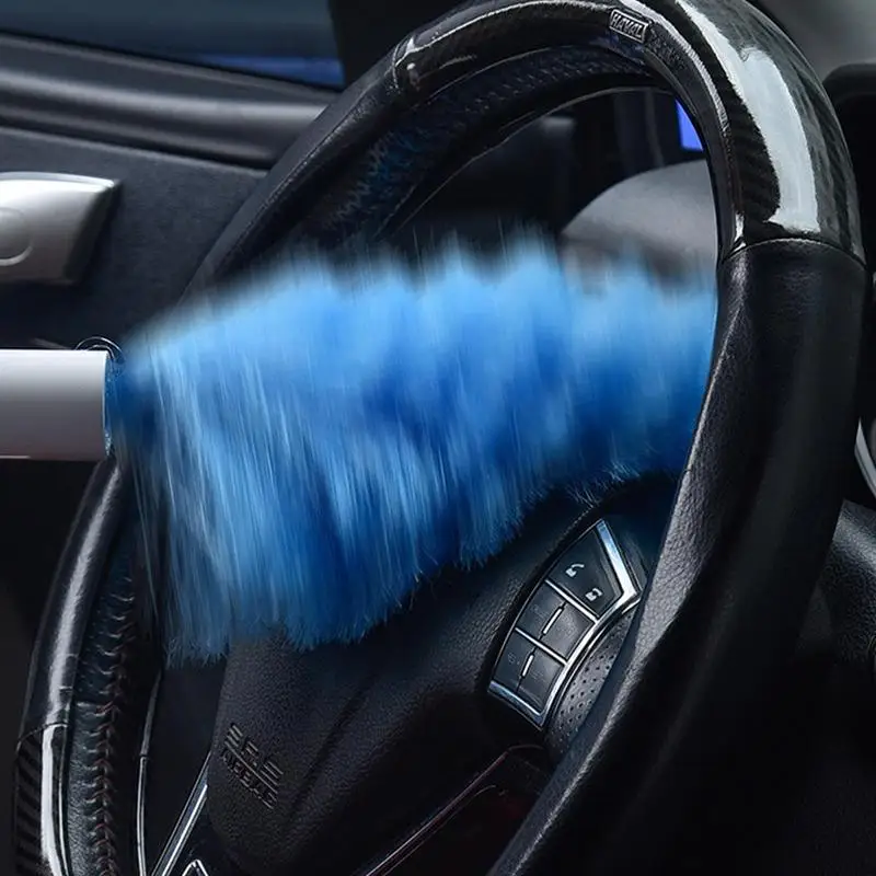 Microfiber Duster Brush 360 Electric Extendable Hand Dust Removal Cleaner Anti Dust Brush Clean Air-condition Feather Car Fan