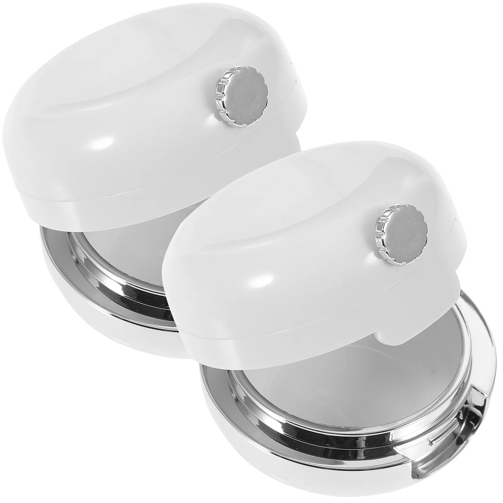 

2Pcs Lip Gloss Case Compact Reusable Empty Lip Mask Box for DIY Cosmetics Organizing and Travel Essential Makeup Accessories